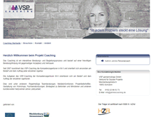 Tablet Screenshot of coaching.vsp-ggmbh.de